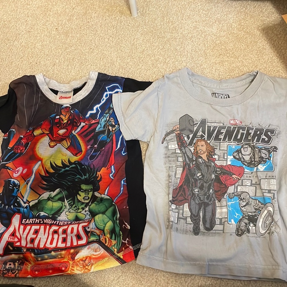 2 Avengers Toddler Tees